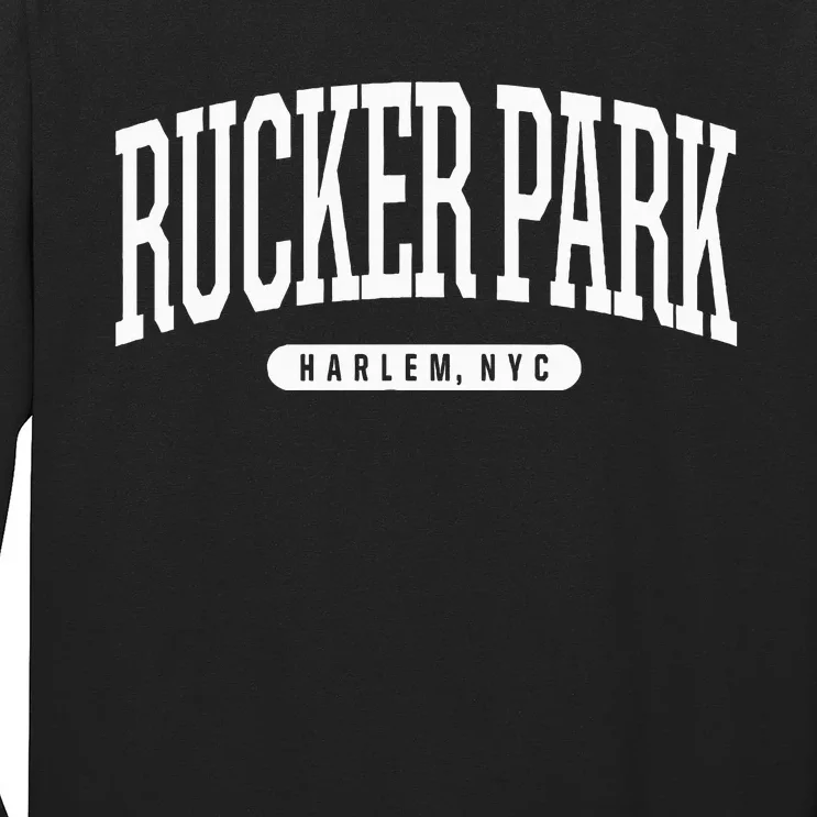 Nyc Borough Rucker Park Harlem New York Long Sleeve Shirt