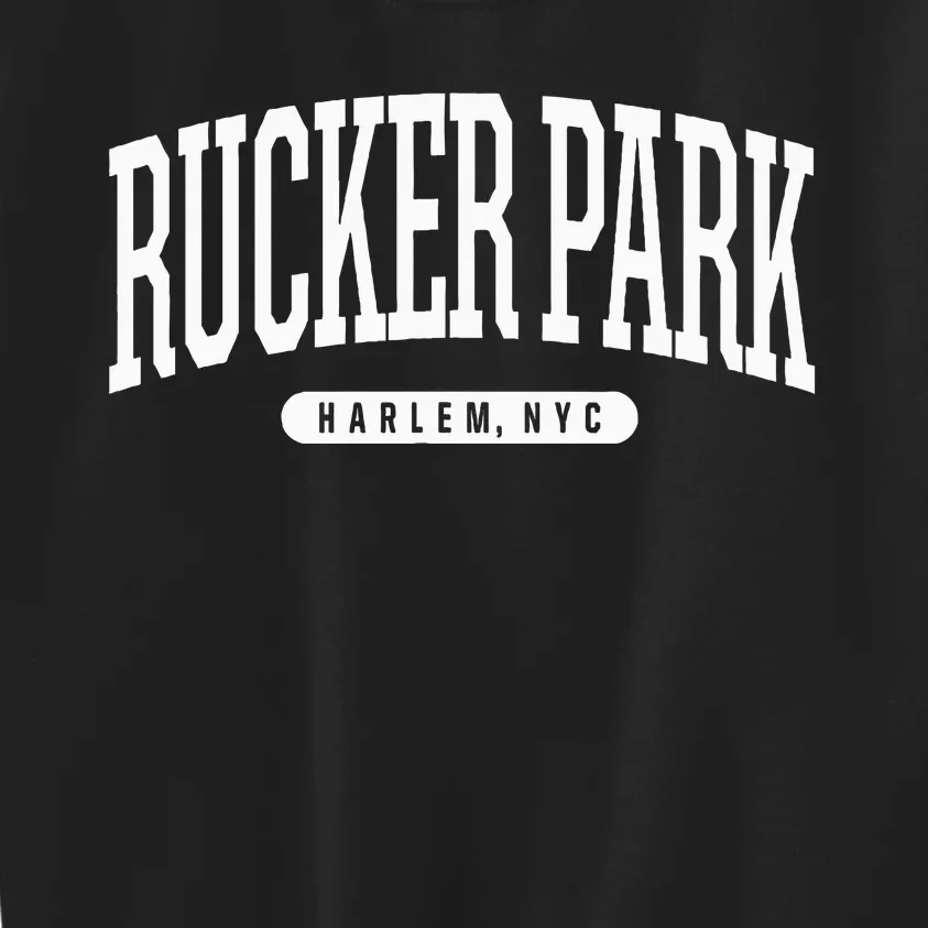 Nyc Borough Rucker Park Harlem New York Kids Sweatshirt