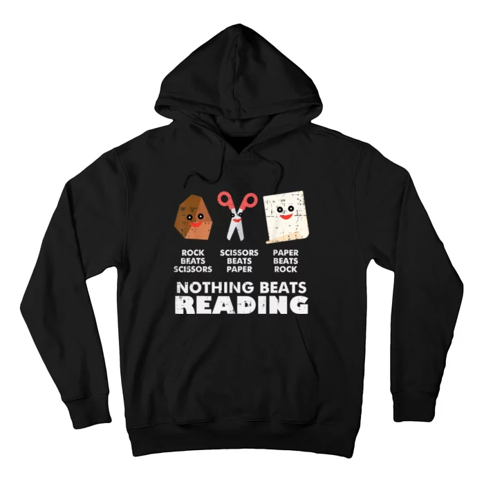 Nothing Beats Reading Book Librarian Across America Hoodie