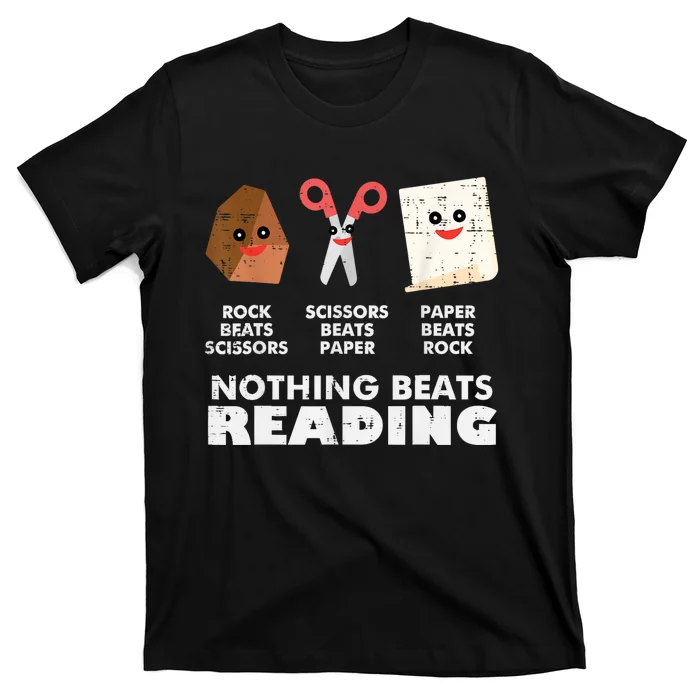 Nothing Beats Reading Book Librarian Across America T-Shirt