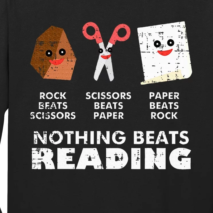 Nothing Beats Reading Book Librarian Across America Long Sleeve Shirt