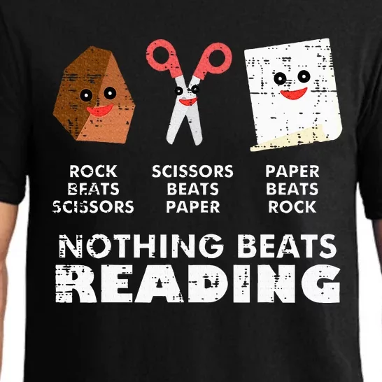 Nothing Beats Reading Book Librarian Across America Pajama Set