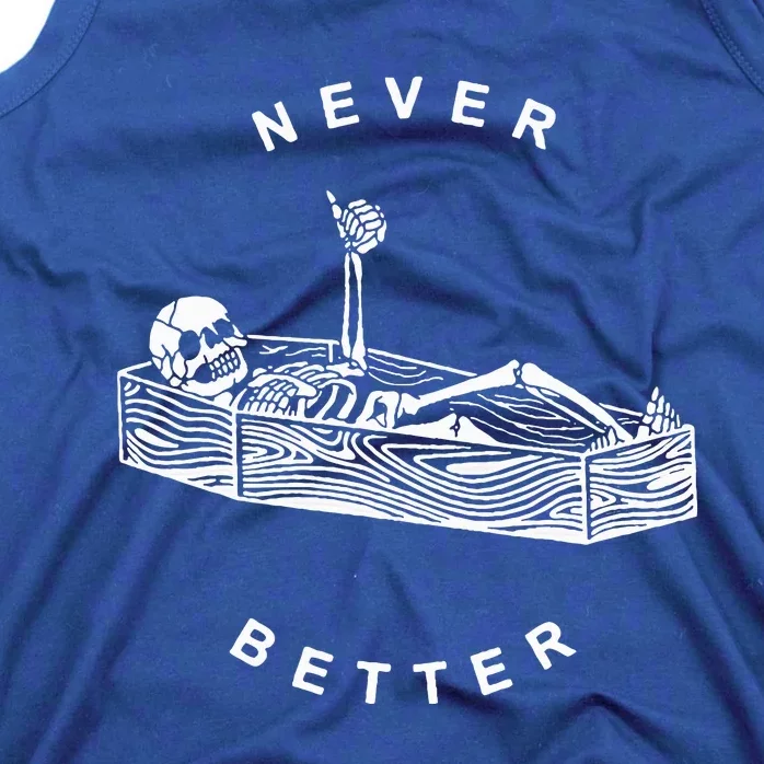 Never Better Skeleton Tank Top