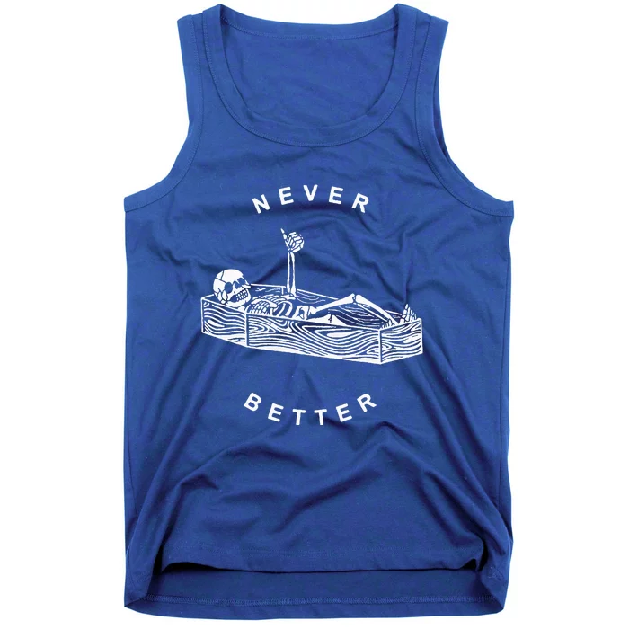 Never Better Skeleton Tank Top