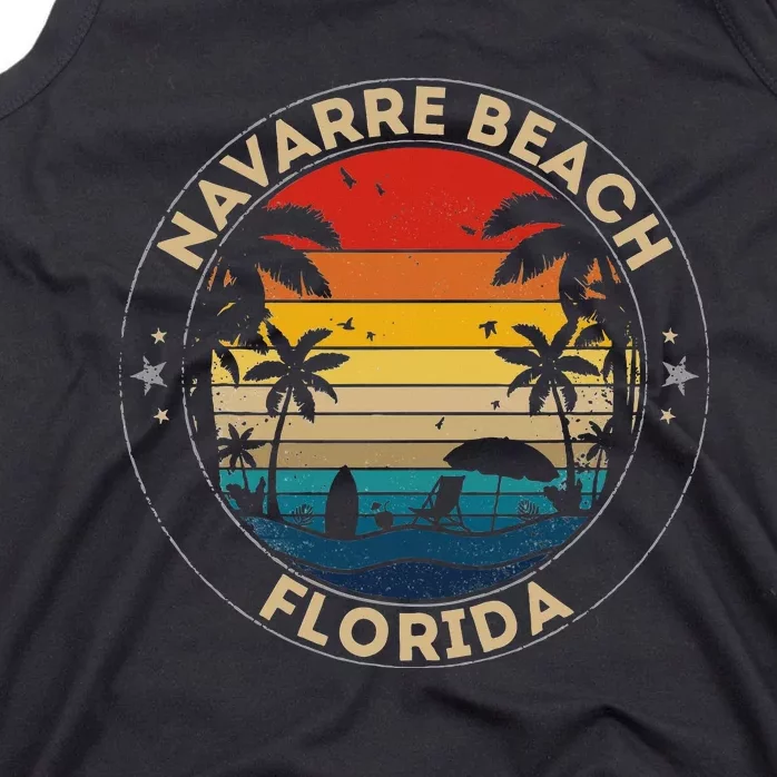 Navarre Beach Souvenir Florida Reminder Tank Top