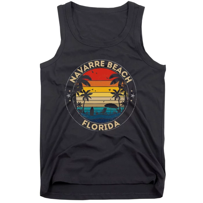 Navarre Beach Souvenir Florida Reminder Tank Top