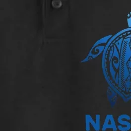 Nassau Bahamas Tribal Tattoo Blue Sea Turtle Souvenirs Dry Zone Grid Performance Polo