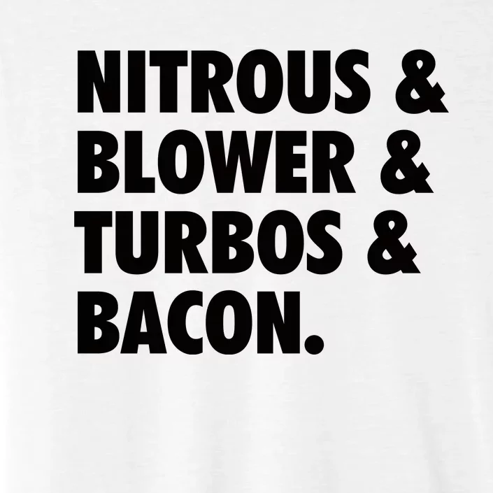 Nitrous & Blowers & Turbos & Bacon ChromaSoft Performance T-Shirt