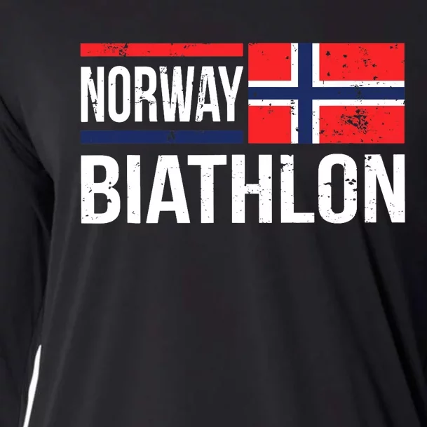 Norway Biathlon Target Skiing Shooting Competition Biathlete Cooling Performance Long Sleeve Crew