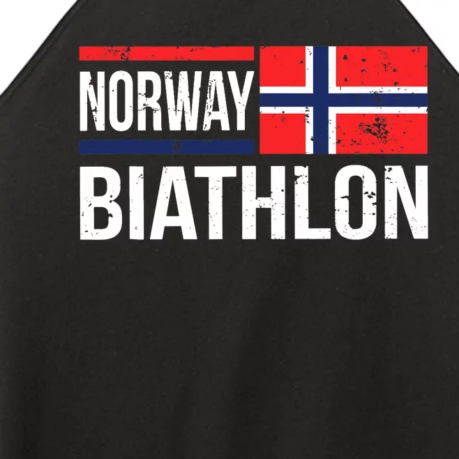 Norway Biathlon Target Skiing Shooting Competition Biathlete Women’s Perfect Tri Rocker Tank