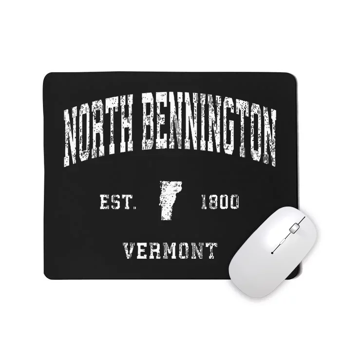 North Bennington Vermont Vt Vintage Mousepad