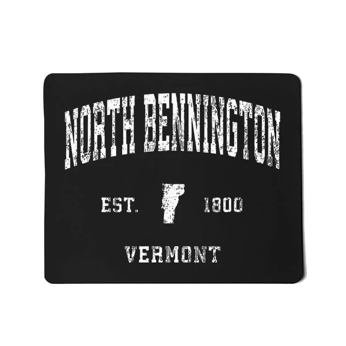 North Bennington Vermont Vt Vintage Mousepad