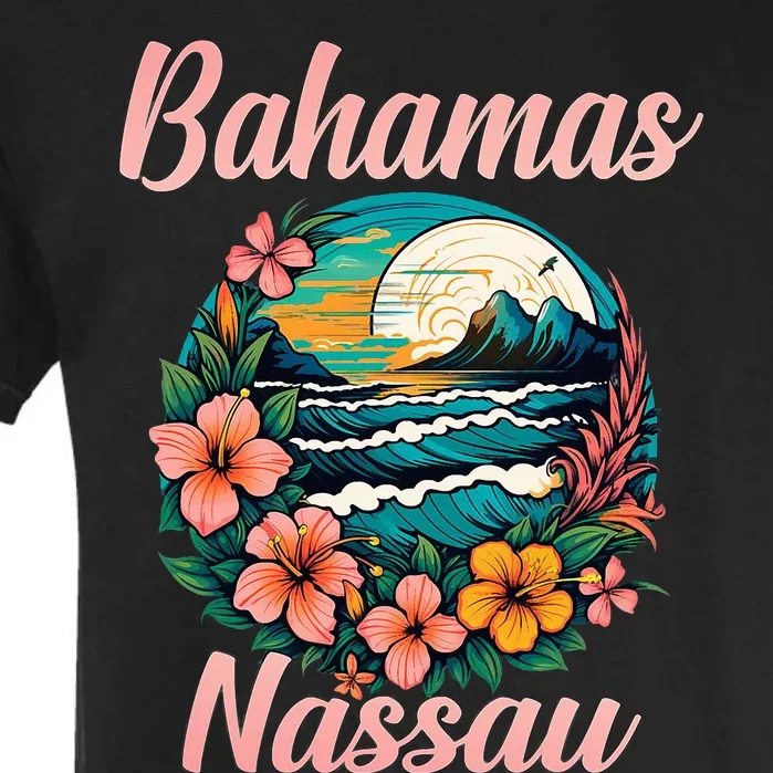 Nassau Bahamas Vacation Proud Bahamas Bahamian Beach Garment-Dyed Heavyweight T-Shirt