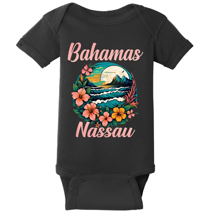 Nassau Bahamas Vacation Proud Bahamas Bahamian Beach Baby Bodysuit