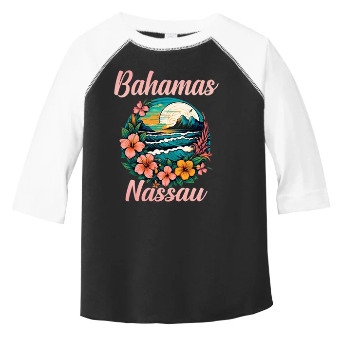 Nassau Bahamas Vacation Proud Bahamas Bahamian Beach Toddler Fine Jersey T-Shirt