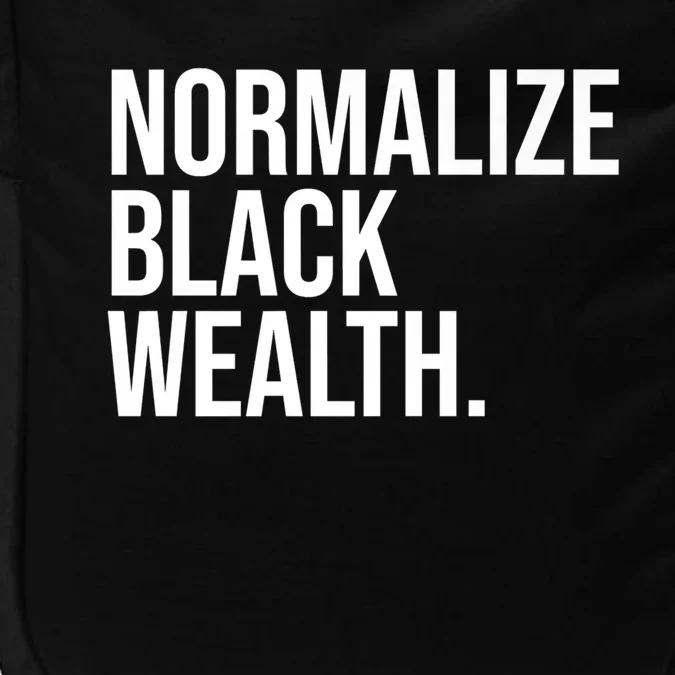 Normalize Black Wealth Uplifting Finance Culture Positivity Impact Tech Backpack