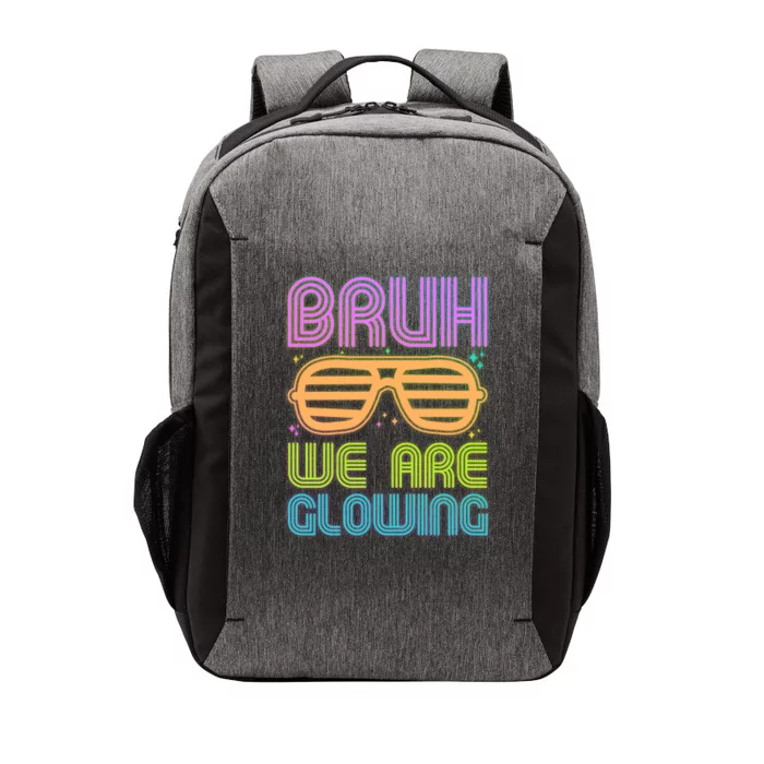 Neon Bruh We Are Glowing Vector Backpack