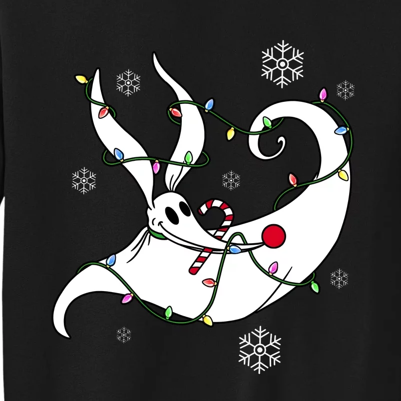 Nightmare Before Xmas Zero Christmas Lights Sweatshirt