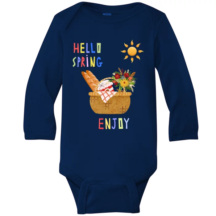 NatureS Celebration: 13th Nowruz Picnic Day Gift Baby Long Sleeve Bodysuit