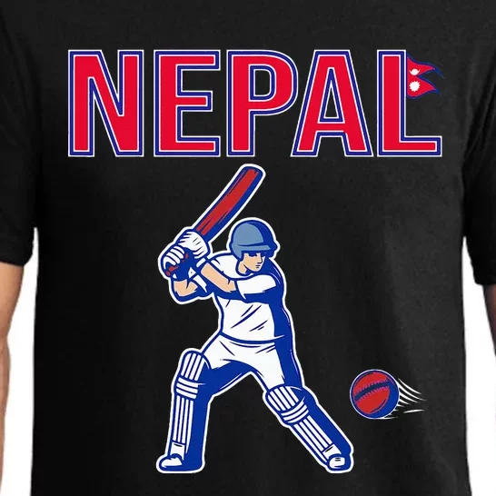 Nepal Cricket 2024 Nepal Flag Cricket Pajama Set