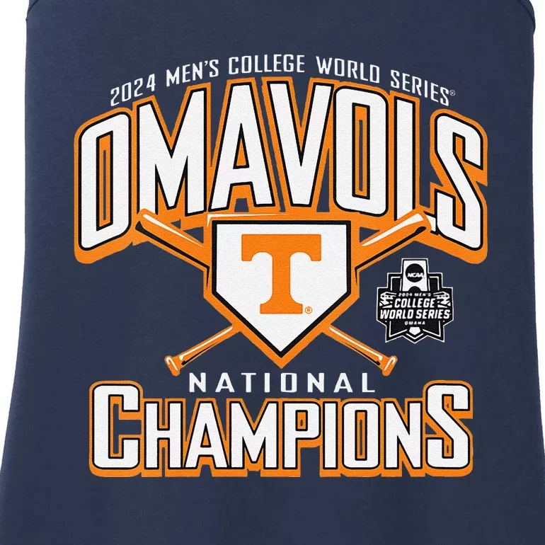 National Champs 2024 Baseball Omavols Ladies Essential Tank