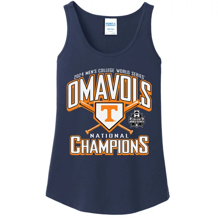 National Champs 2024 Baseball Omavols Ladies Essential Tank