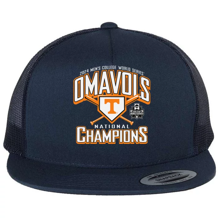 National Champs 2024 Baseball Omavols Flat Bill Trucker Hat