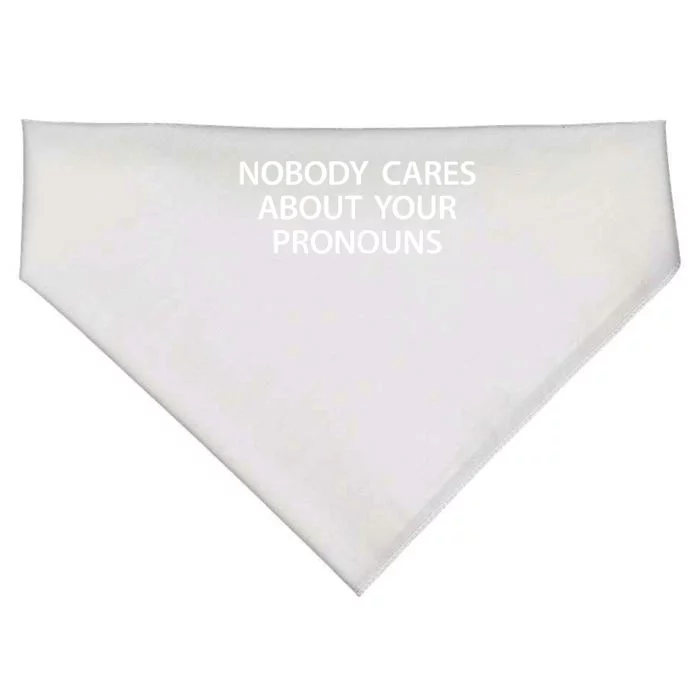 Nobody Cares About Your Pronouns USA-Made Doggie Bandana