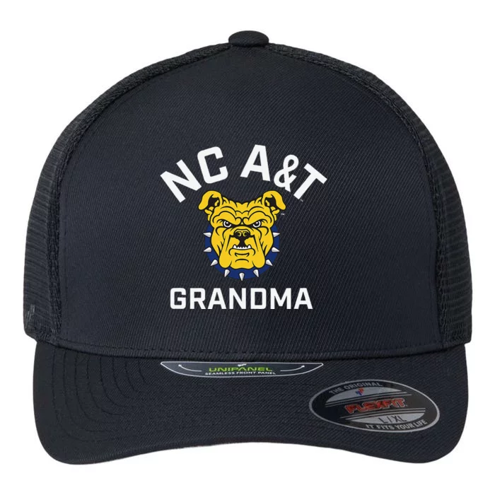 North Carolina A&T State University Aggies Arched Grandma Flexfit Unipanel Trucker Cap