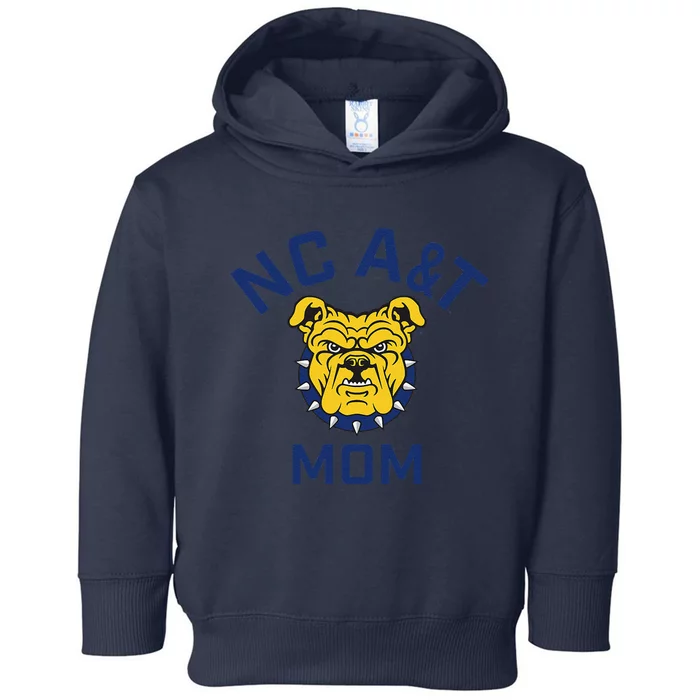 North Carolina A&T State University Aggies Arched Mom Toddler Hoodie