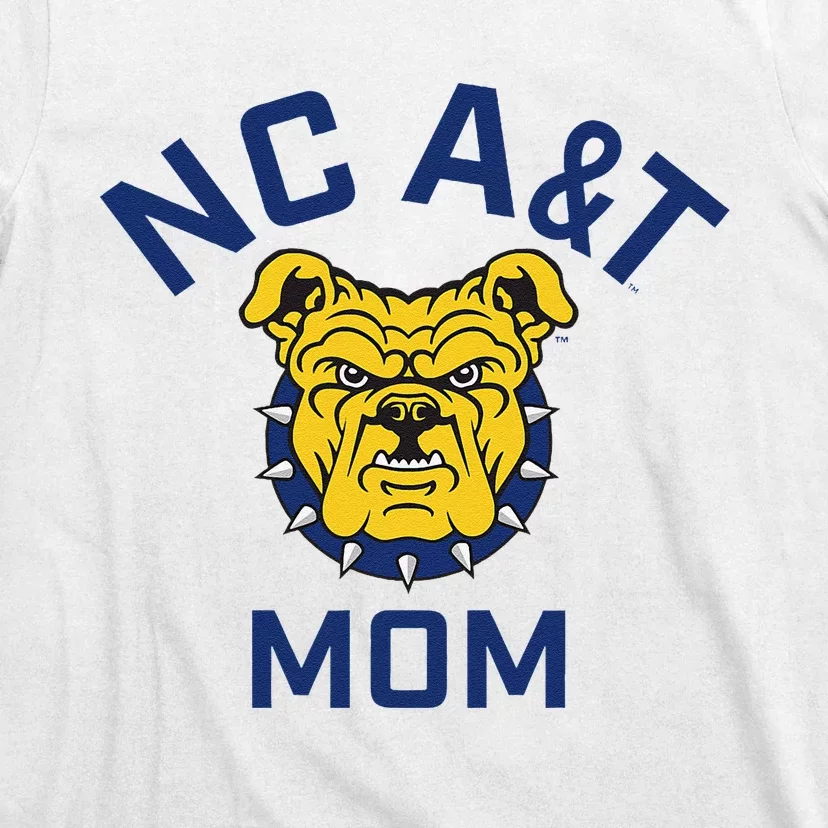 North Carolina A&T State University Aggies Arched Mom T-Shirt