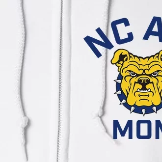 North Carolina A&T State University Aggies Arched Mom Full Zip Hoodie