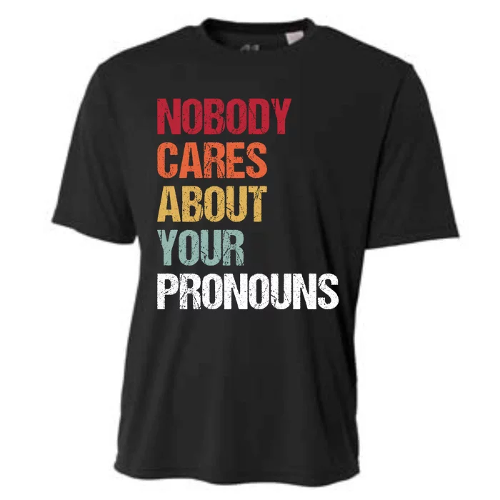 Nobody Cares About Your Pronouns Cooling Performance Crew T-Shirt