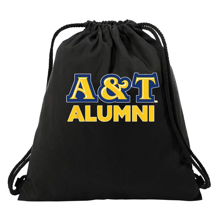 North Carolina A&T State University Aggies Stacked Drawstring Bag