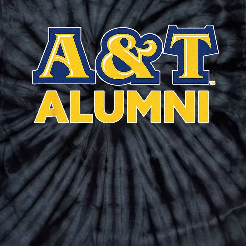 North Carolina A&T State University Aggies Stacked Tie-Dye T-Shirt