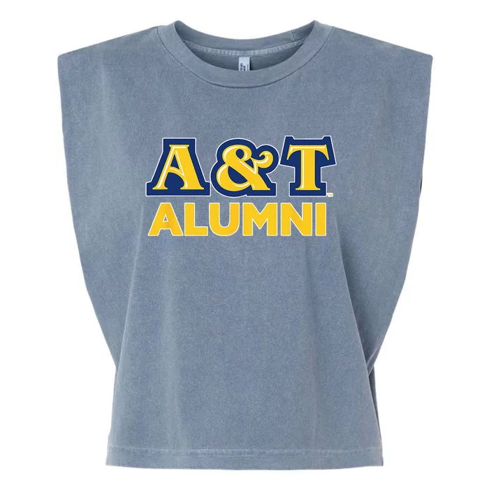 North Carolina A&T State University Aggies Stacked Garment-Dyed Women's Muscle Tee