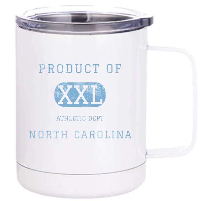 North Carolina Athletic Dept Front & Back 12oz Stainless Steel Tumbler Cup