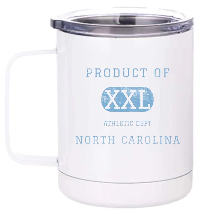 North Carolina Athletic Dept Front & Back 12oz Stainless Steel Tumbler Cup