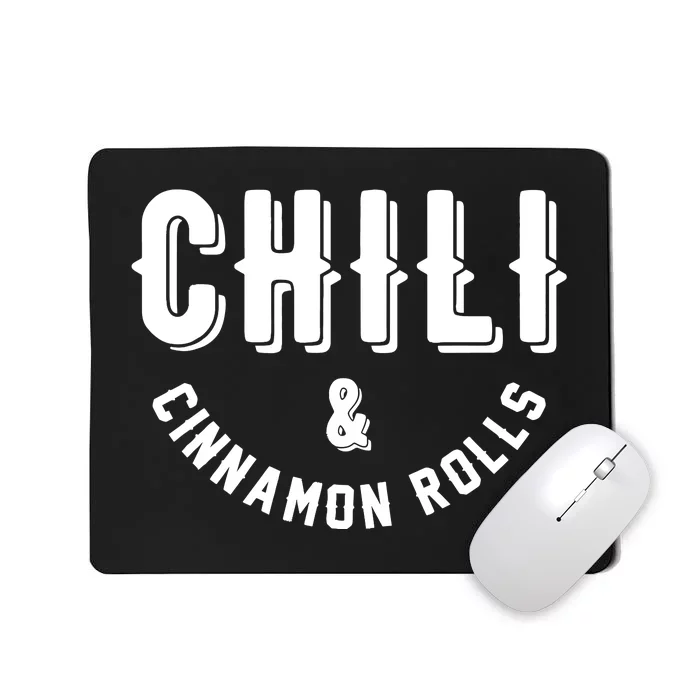 Nebraska Chili And Cinnamon Rolls State Food Souvenir Gift Mousepad