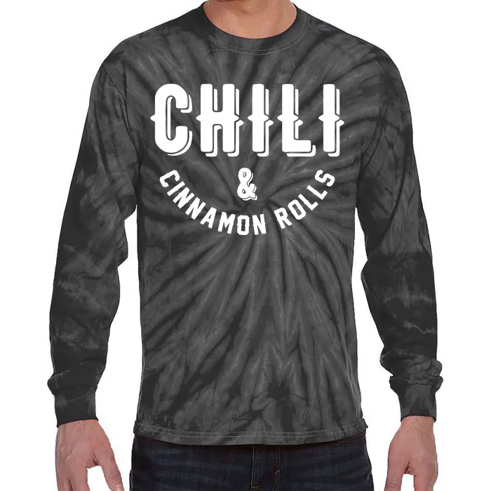 Nebraska Chili And Cinnamon Rolls State Food Souvenir Gift Tie-Dye Long Sleeve Shirt