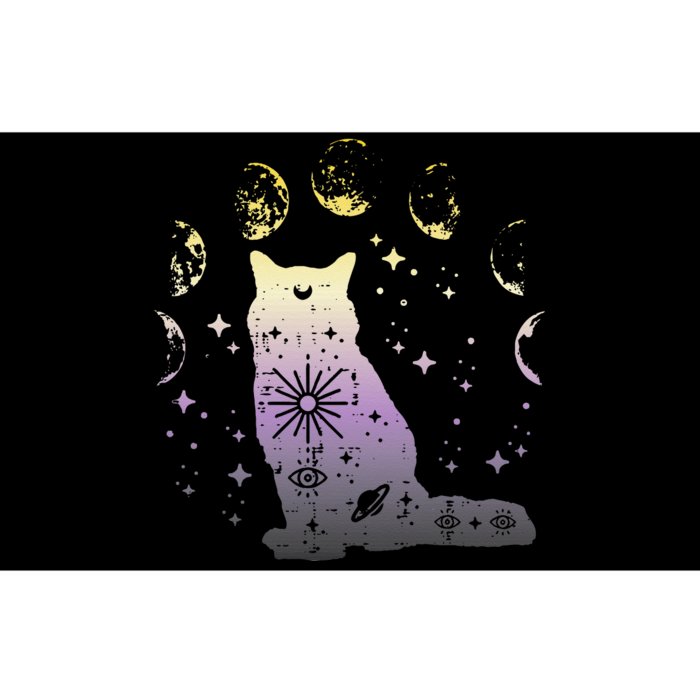 Nonbinary Cat Astronomy Non Binary Enby Lgbt Bumper Sticker