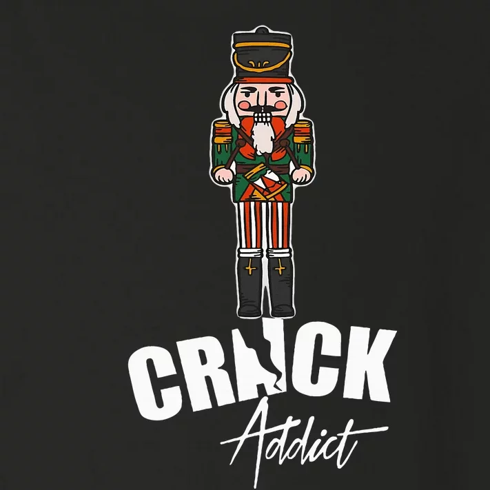 Nutcracker Crack Addict Funny Christmas Dirty Joke Gag Gift Toddler Long Sleeve Shirt