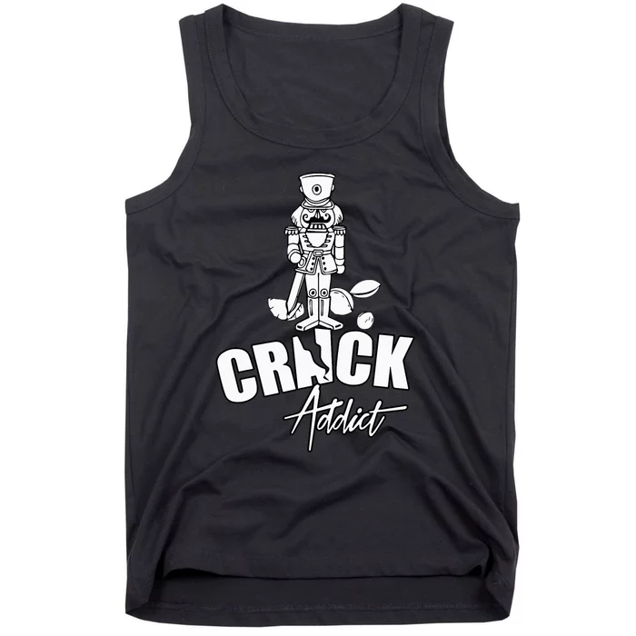 Nutcracker Crack Addict Funny Christmas Gag Gift Tank Top