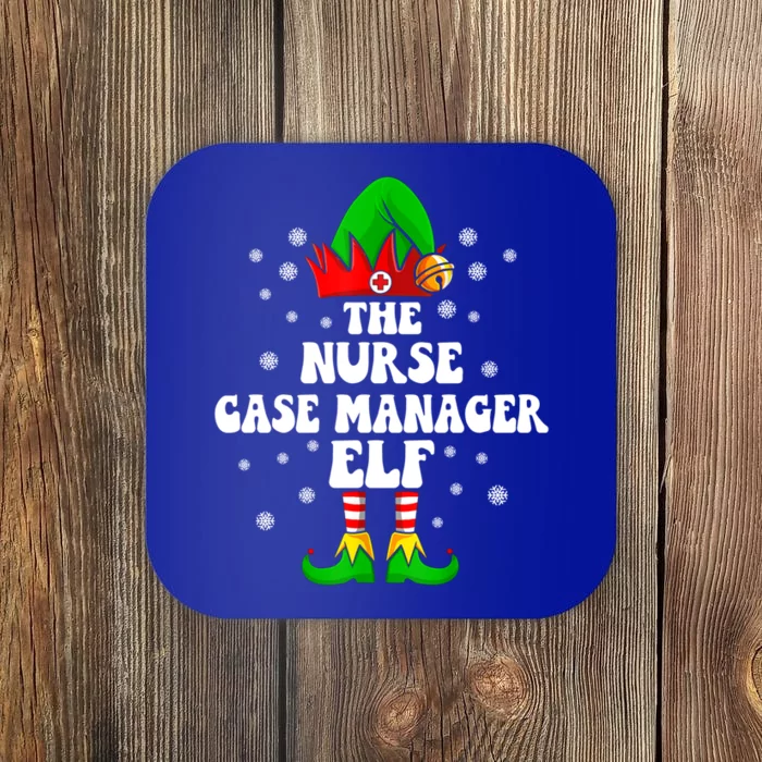 Nurse Case Ager Elf Nursing Christmas Costume Gift Coaster