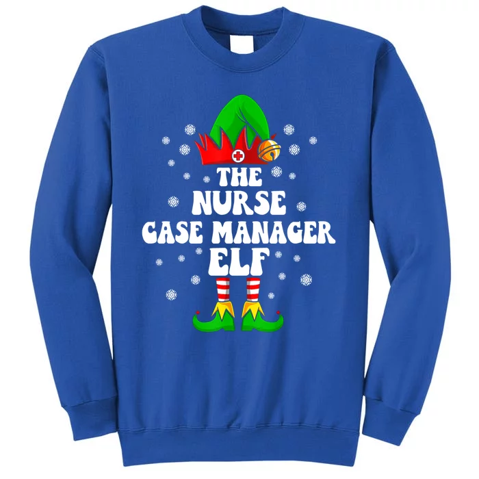 Nurse Case Ager Elf Nursing Christmas Costume Gift Tall Sweatshirt