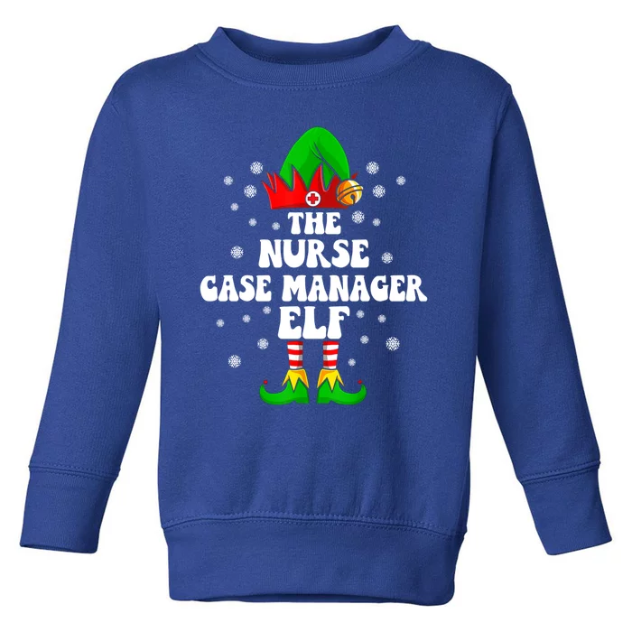 Nurse Case Ager Elf Nursing Christmas Costume Gift Toddler Sweatshirt