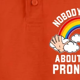 Nobody Cares About Your Pronouns Dry Zone Grid Performance Polo