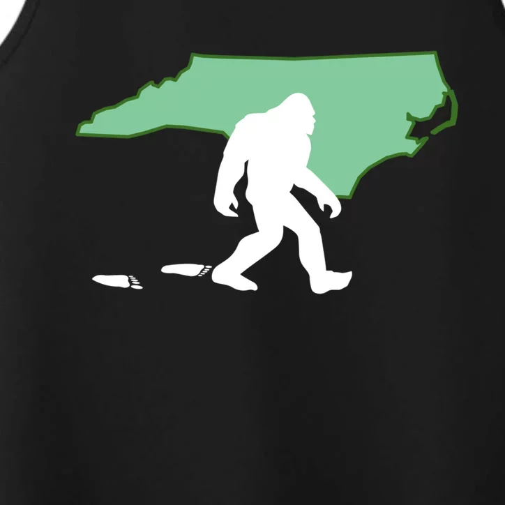 North Carolina Bigfoot Hunter State Gift Performance Tank