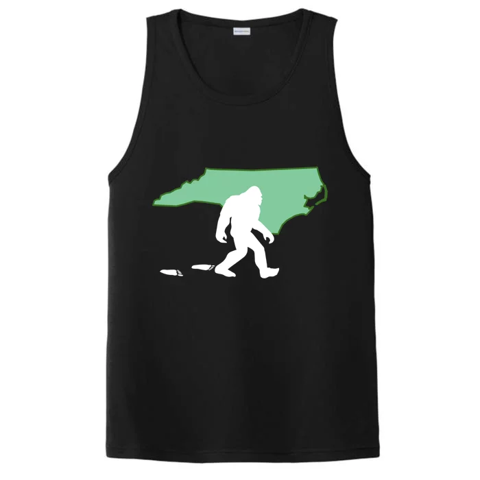 North Carolina Bigfoot Hunter State Gift Performance Tank