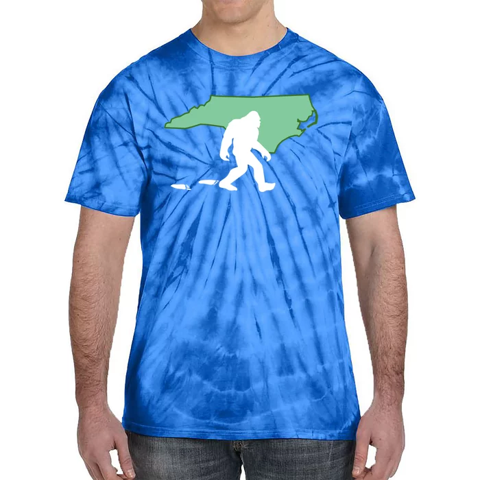 North Carolina Bigfoot Hunter State Gift Tie-Dye T-Shirt